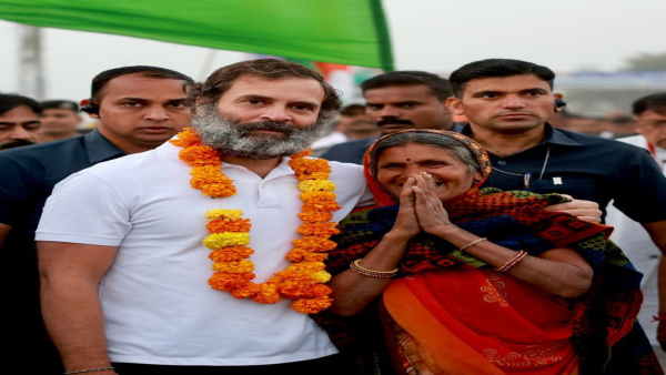 काली तलाई से राहुल गांधी की यात्रा की शुरुआत