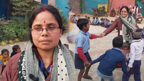 नाच गाने के साथ बच्चों की पढ़ाई