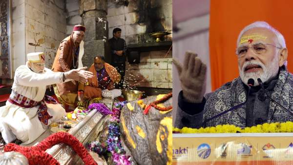 बाबा केदार की शरण में पीएम