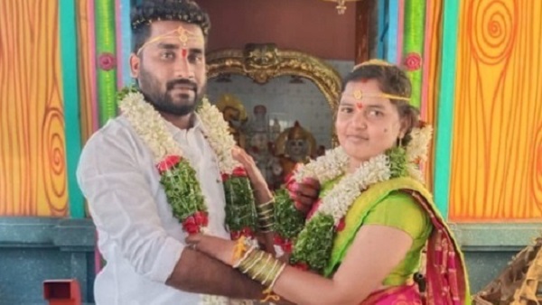 मंदिर में जाकर की शादी 