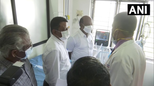 तमिलनाडु के स्वास्थ्य मंत्री का दौरा