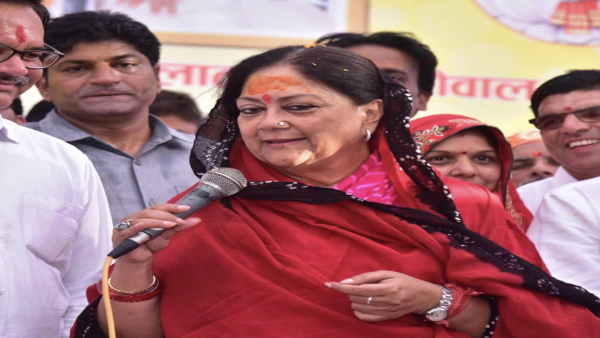 राजस्थान में सक्रिय है वसुंधरा राजे