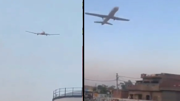 उड़ते आ रहे प्‍लेन के अनियंत्रित होते ही लड़के ने पकड़ा 