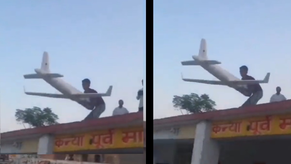 क्रैश होते विमान को लड़के ने बचाया 