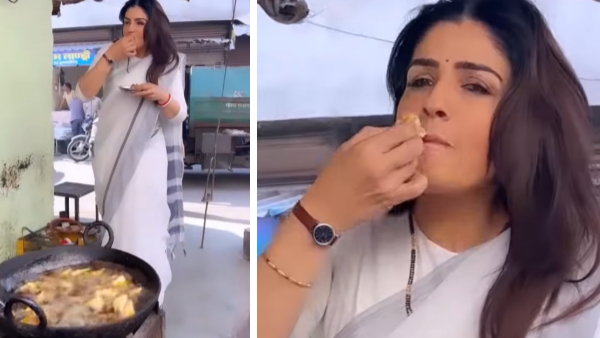 भोपाल की कचौड़ी और समोसा का लिया आनंद 