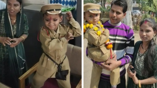 रुद्रांश खुद को सिंघम और पुलिस को कहता है बिग सिंघम