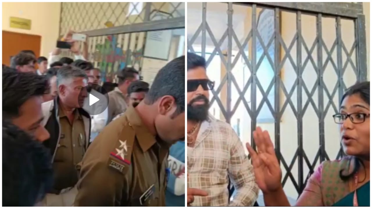 Betul Hindu organizations protested by erasing vaccine forehead of children in missionary school Betul Hindu organizations protested by erasing vaccine forehead of children in missionary school