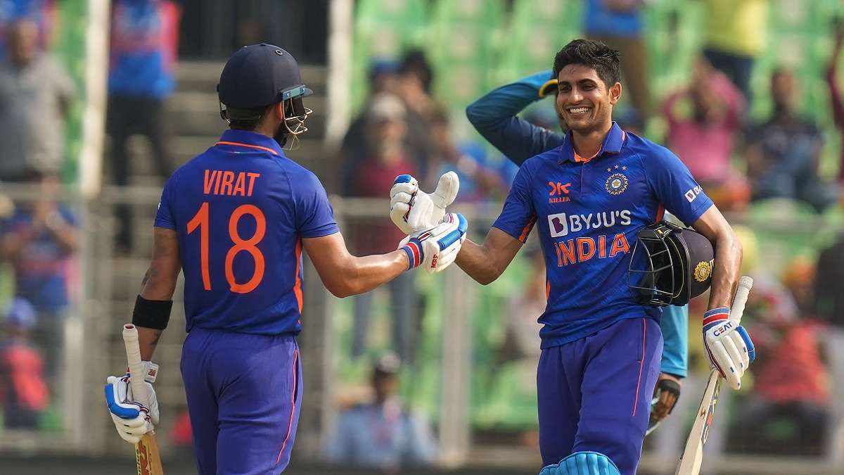 Virat Kohli and Shubman Gill Virat Kohli and Shubman Gill