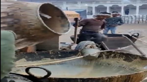 भारी मात्रा में मटीरियल की खपत