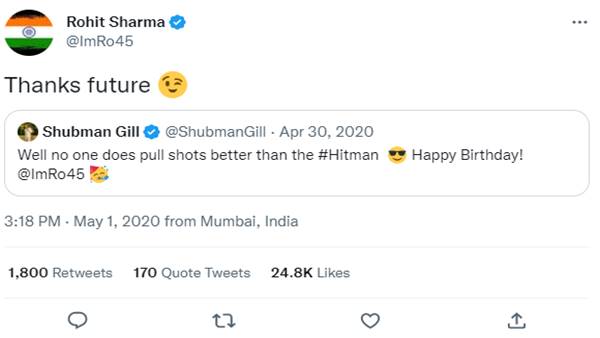 रोहित शर्मा का पुराना ट्वीट हो रहा वायरल