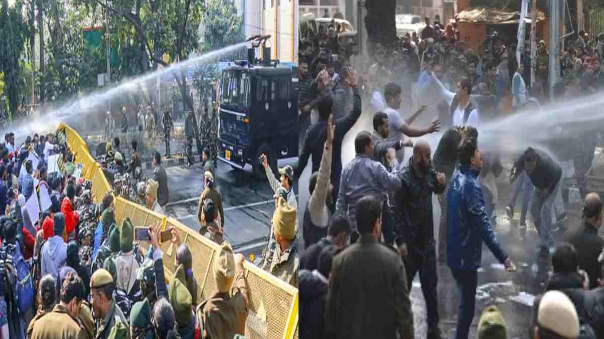 Aam Aadami Party protest Aam Aadami Party protest