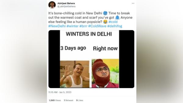 हाड़ कंपाने वाली ठंड में 'जेठालाल...' !