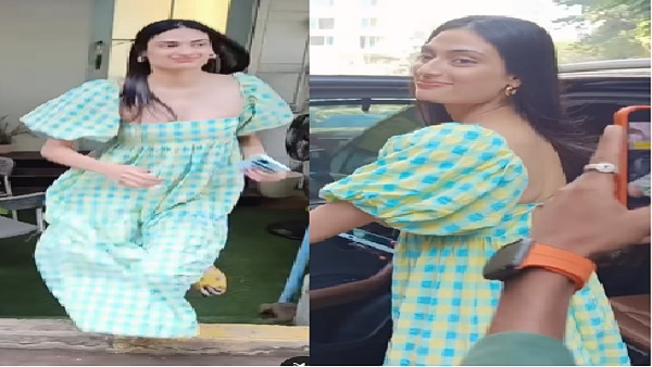 सलून से बाहर निकलती नजर आईं दुल्हनिया अथिया