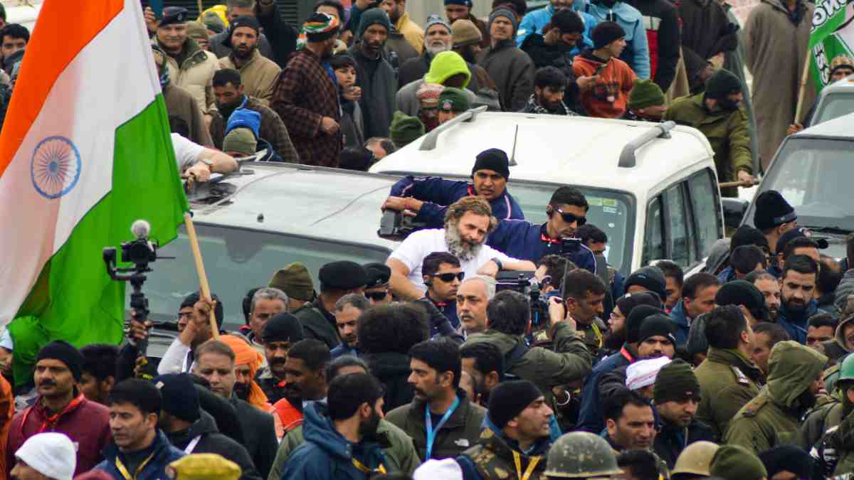 Bharat Jodo Yatra in Banihal Bharat Jodo Yatra in Banihal