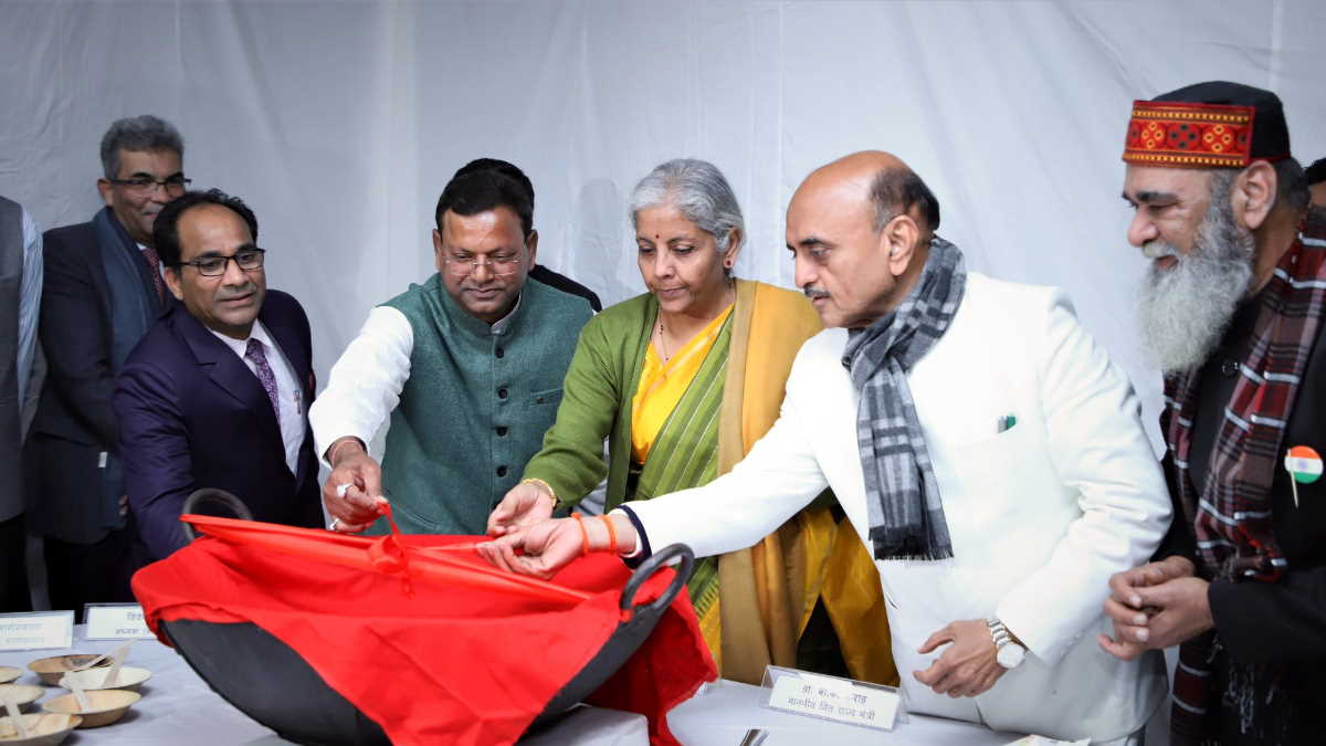 Union Budget 2023 Halwa Ceremony held at Finance Ministry Union Finance Minister Nirmala Sitharaman Union Budget 2023 Halwa Ceremony held at Finance Ministry Union Finance Minister Nirmala Sitharaman