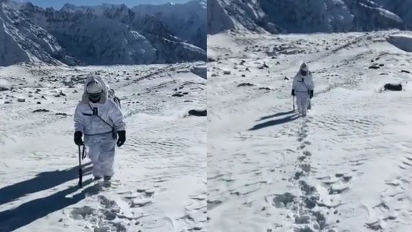 -32°C तापमान में देश की रक्षा -32°C तापमान में देश की रक्षा