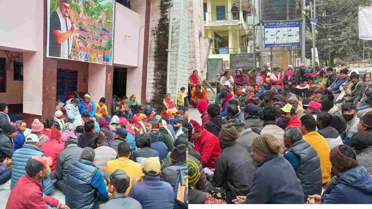 Joshimath sinking landslide fear of situation people pushkar Dhami harish darchula munshyari Joshimath sinking landslide fear of situation people pushkar Dhami harish darchula munshyari