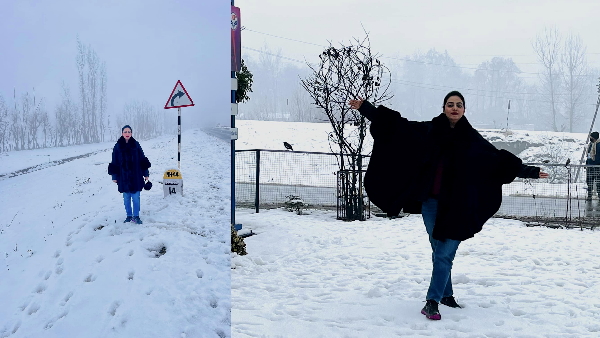  कश्‍मीर की कली सी नजर आईं दिव्‍य मदेरणा