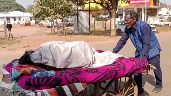 husband wife hand cart husband wife hand cart