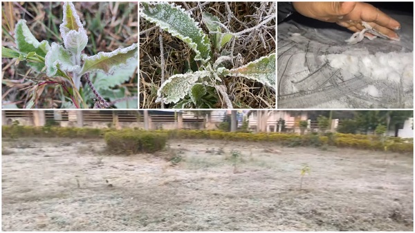 मप्र के बीना-डिंडौरी में जब गई बर्फ