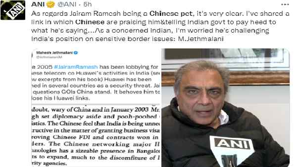 'जयराम रमेश भारत-विरोधी और चीन समर्थक लाइन लेते दिख रहे हैं'