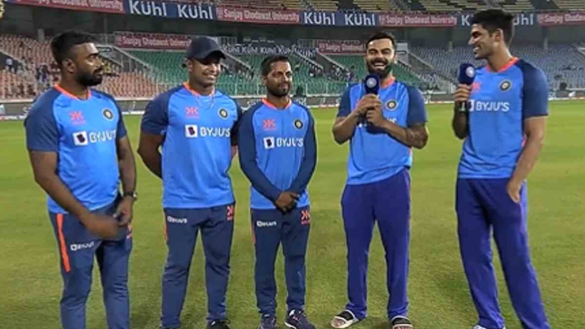 Virat Kohli and Shubman Gill Virat Kohli and Shubman Gill