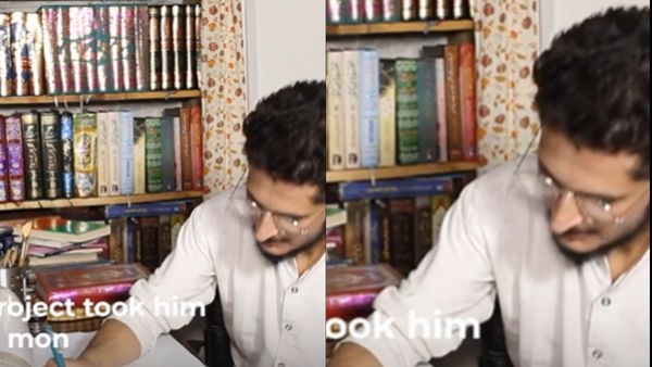 कश्मीरी शख्स ने लिखी कुरान