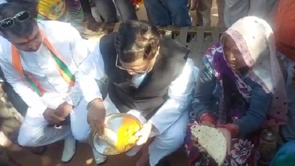 गरीब महिला के घर भी खाया था खाना 