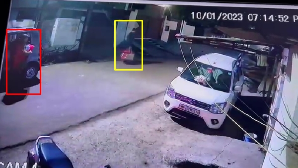 बच्ची को लावारिस छोड़कर जाने वाले CCTV में कैद 