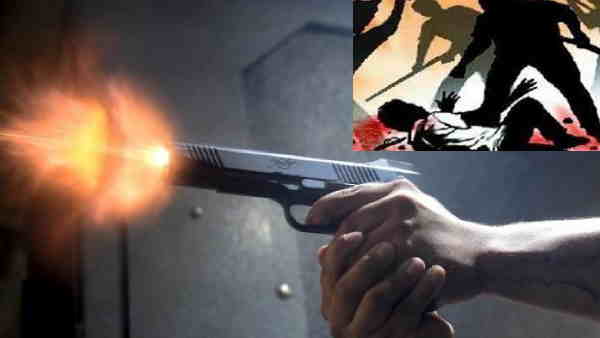 Greater Noida Miscreants in a car opened fire villagers surrounded and arrested two