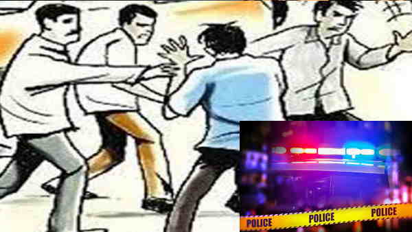 Greater Noida Miscreants in a car opened fire villagers surrounded and arrested two