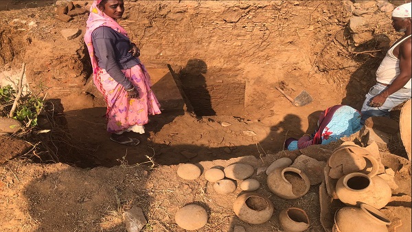 ओरछा में मिली 500 साल पुरानी सरकारी कॉलोनी