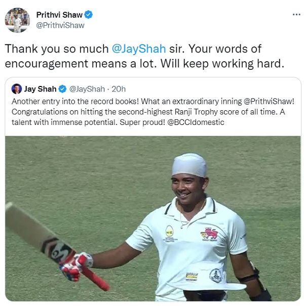 जय शाह को दिया ये जवाब जय शाह को दिया ये जवाब