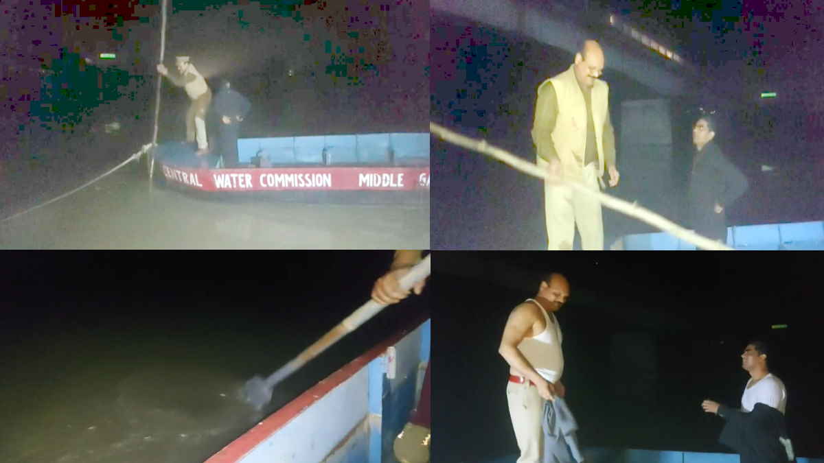 Balrampur woman jumps into rapti river from bridge brave officers jumped for the rescue viral video Balrampur woman jumps into rapti river from bridge brave officers jumped for the rescue viral video