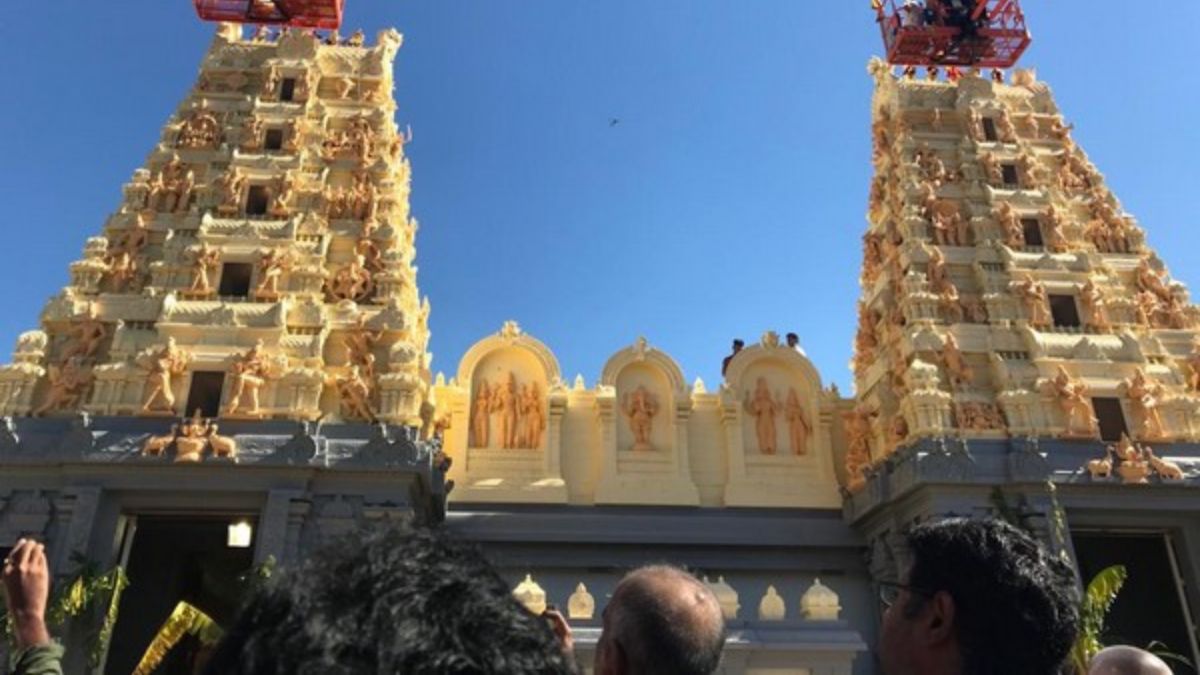 Shri Shiva Vishnu Temple vandalised Shri Shiva Vishnu Temple vandalised