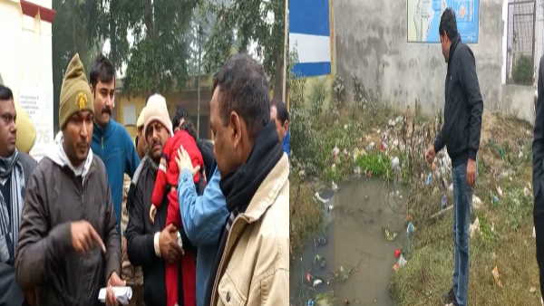 Etawah police constable reached SSP office with son dead body protested for not giving leave