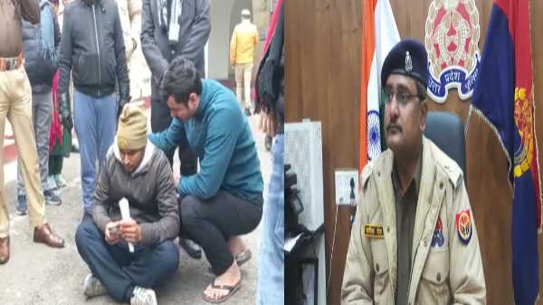 Etawah police constable reached SSP office with son dead body protested for not giving leave