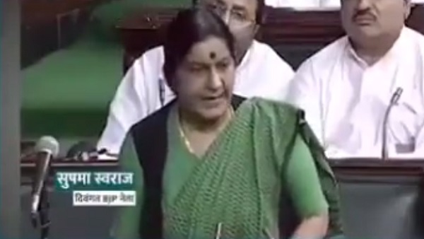 उमा भारती ने शेयर किया सुषमा स्वराज का वीडियो