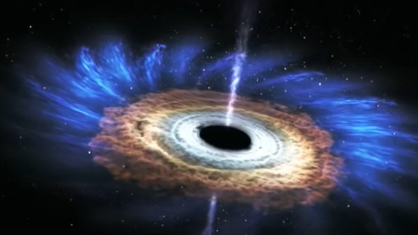 ब्लैक होल में समाया तारा