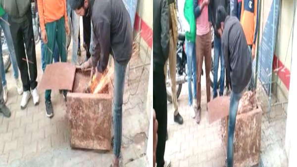 Up News vault found excavation of the house treasure rumour jhansi police cut vault 