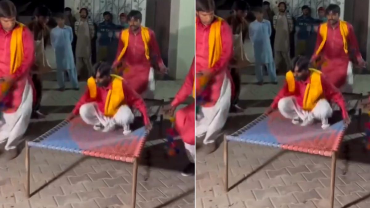 खटिया डांस हुआ वायरल