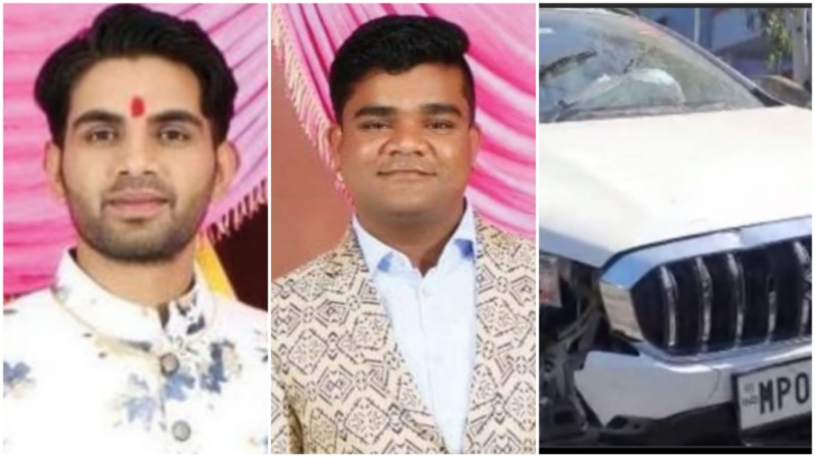 accident near Bhopal Red Cross Hospita Vidisha BJP leader son & son-in-law met with brother-in-law brother in car accident near Bhopal Red Cross Hospita Vidisha BJP leader son & son-in-law met with brother-in-law brother in car