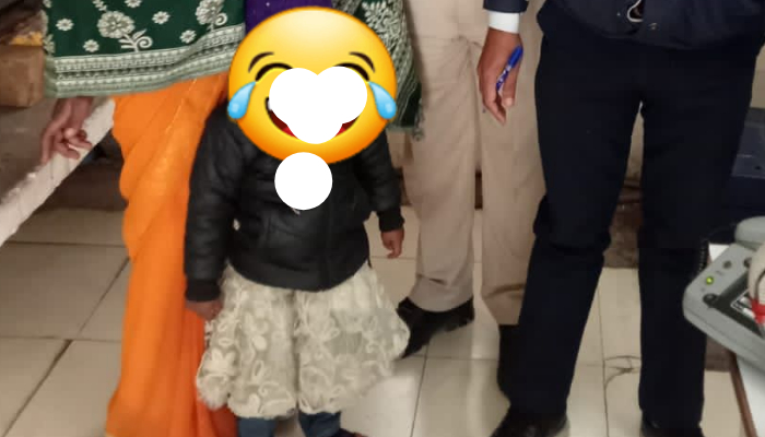  जीआरपी, आरपीएफ के व्हाट्सएप ग्रुप पर बालिका एवं संदिग्ध व्यक्ति के फुटेज प्रसारित किए