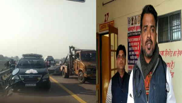 Agra Lucknow Expressway accident death of 5 family members who went to see Taj Mahal unnao