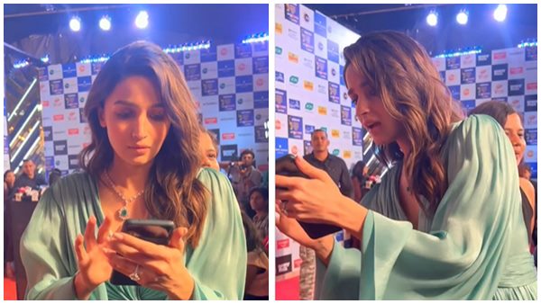 इवेंट में लोगों का आलिया भट्ट ने मांगा फोन
