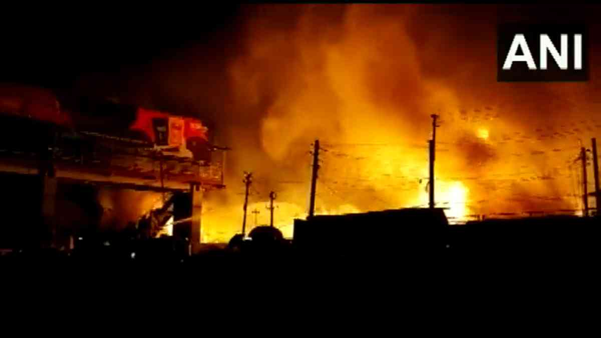 Fire in shops Jorhat Fire in shops Jorhat
