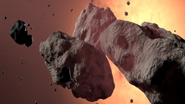 सूर्य का कुछ हिस्सा टूटा