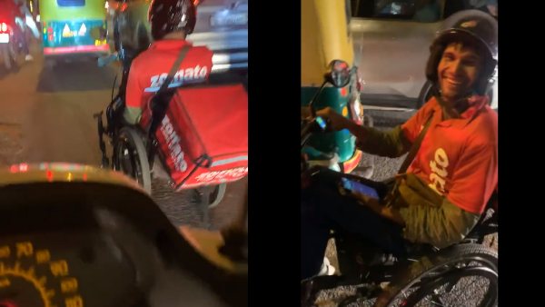 डिलिवरी ब्वॉय का पीछा करते हिमांशु