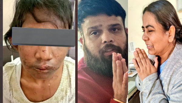 एनजीओ की पहल पर पुलिस ने घायल अवस्‍था में बच्‍ची को बचाया 