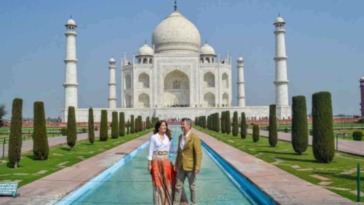 Danish Crown Prince Visit tajmahal Danish Crown Prince Visit tajmahal